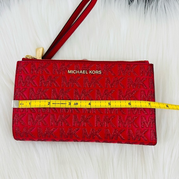 Michael Kors Jet Set Double Zip Wristlet Wallet - Picture 14 of 16